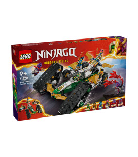 LEGO® Ninjago 71820 Ninja Team Combo Vehicle, Age 9+, Building Blocks, 2024 (576pcs)