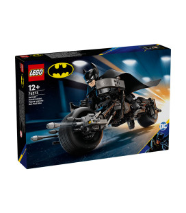 LEGO® Super Heroes 76273 Batman Construction Figure and the Bat-Pod Bike, Age 12+, Building Blocks, 2024 (713pcs)